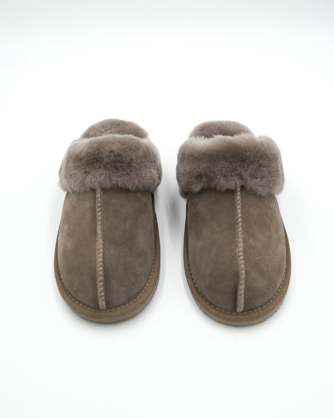 CPH Comfort Suede/Wool Slipper Stone