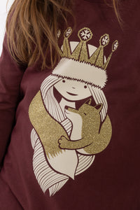 Danebasic Longsleeve Dark Wine SNEPRINSESSE