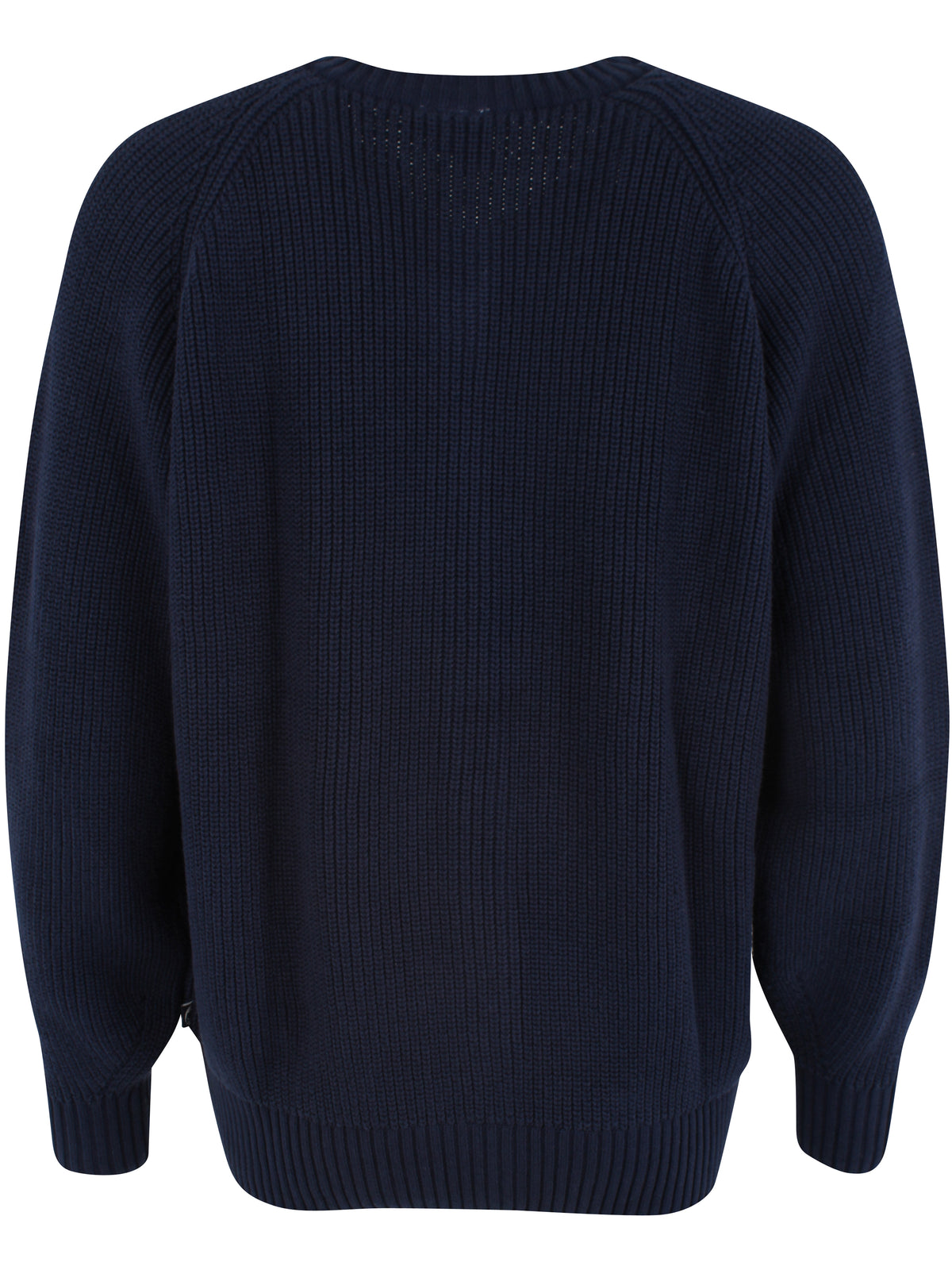 Flot chunky cardigan i navyblå til kvinder