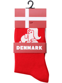 Danedanmark Ladies Socks Red HAVFRUE