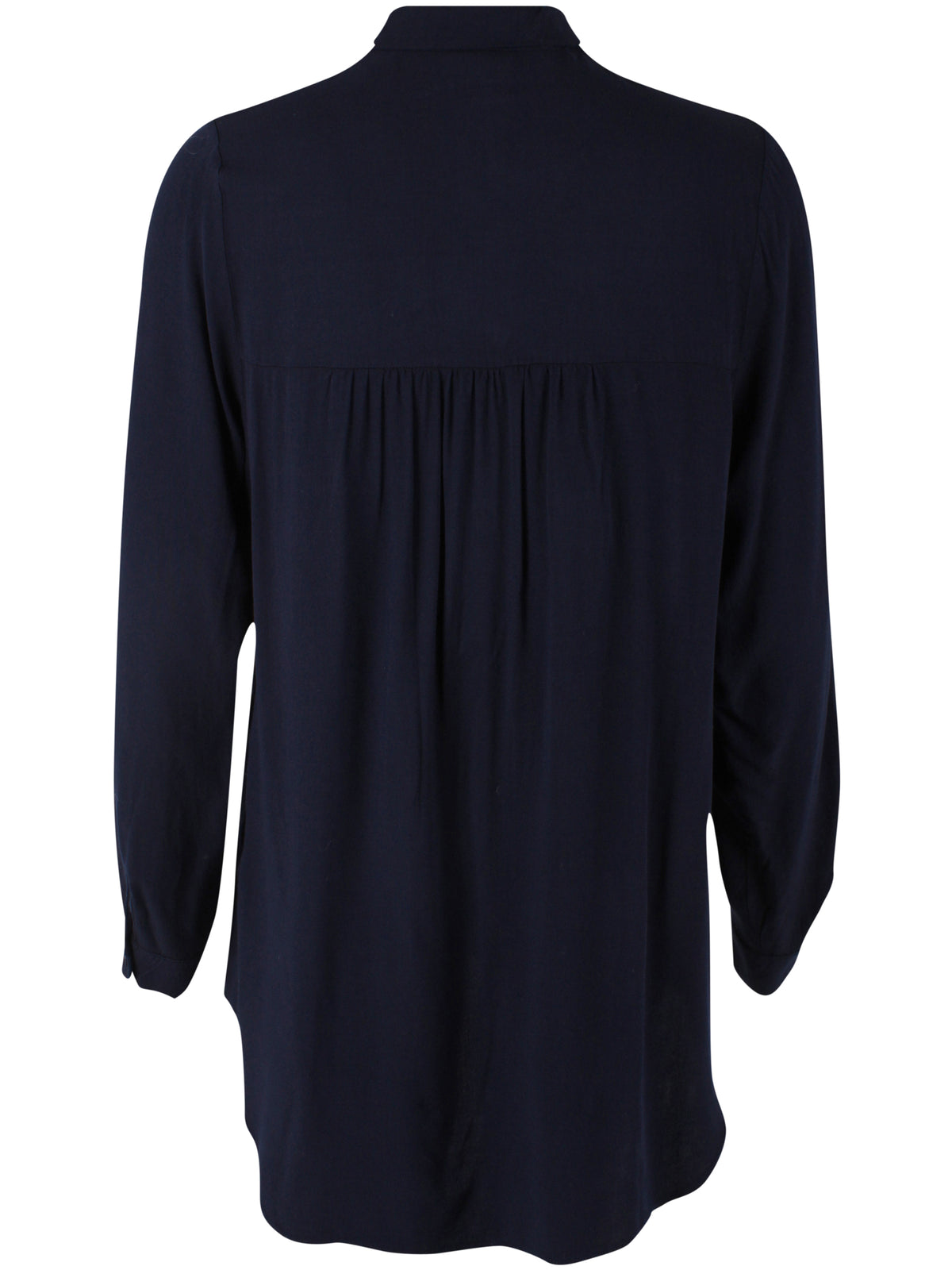 Danekierkegaard Wool-Mix Long Shirt Dark Navy