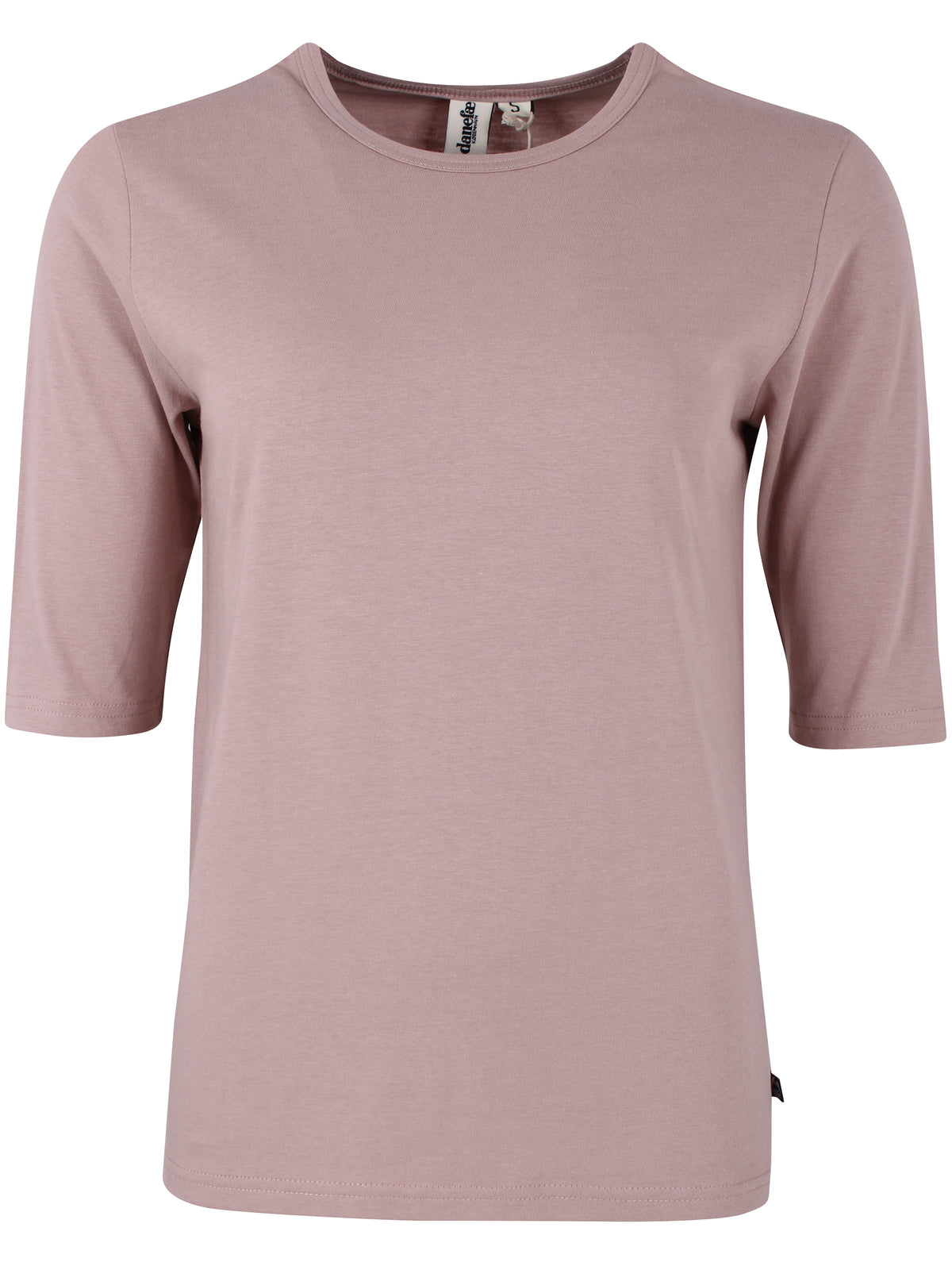 Lækker t-shirt i støvet rosa til kvinder