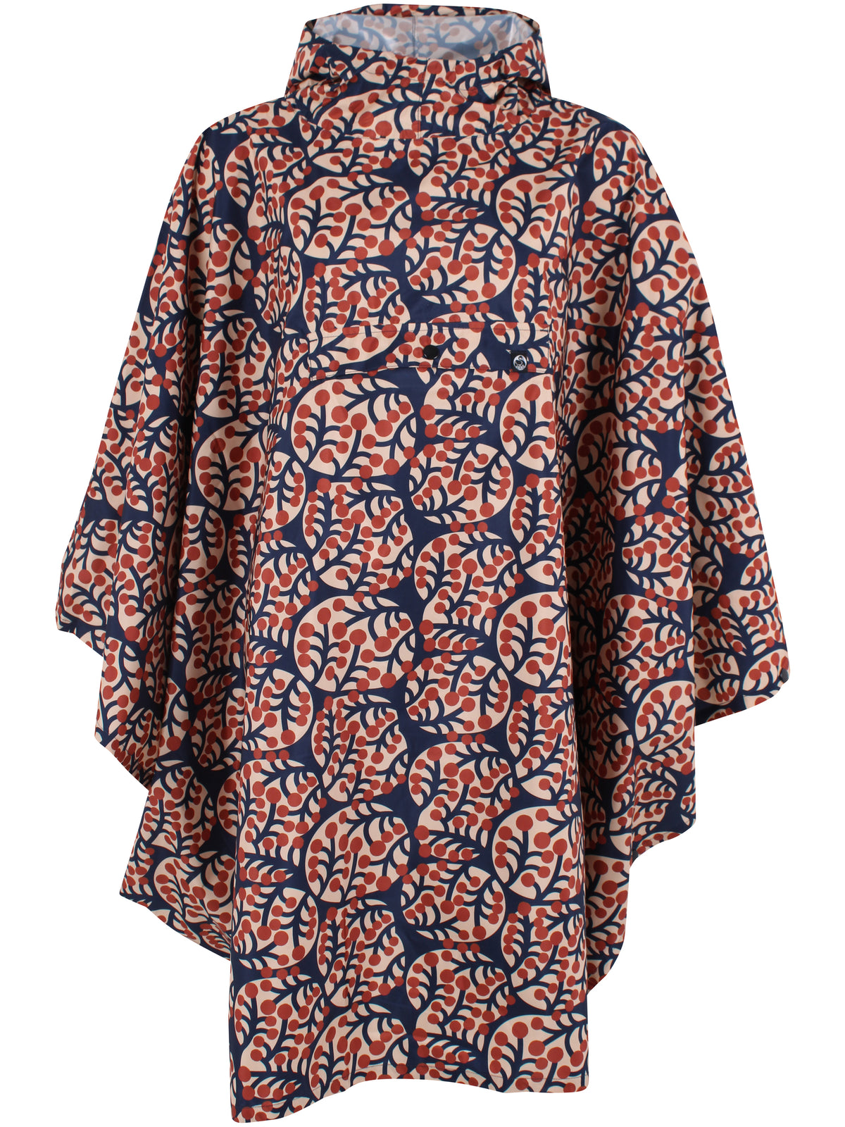 Regnponcho som kan pakkes sammen