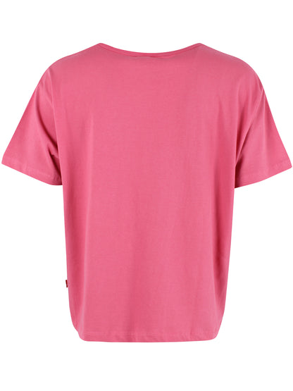 Danebasic Boxy Tee Soft Cherry SWAN