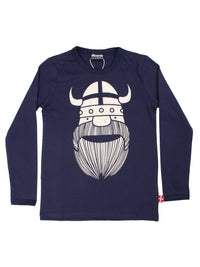 Danebasic Longsleeve Navy ERIK (Glow In The Dark)