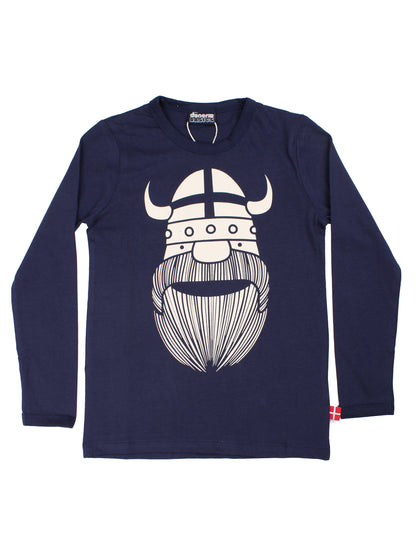 Danebasic Longsleeve Navy ERIK (Glow In The Dark)