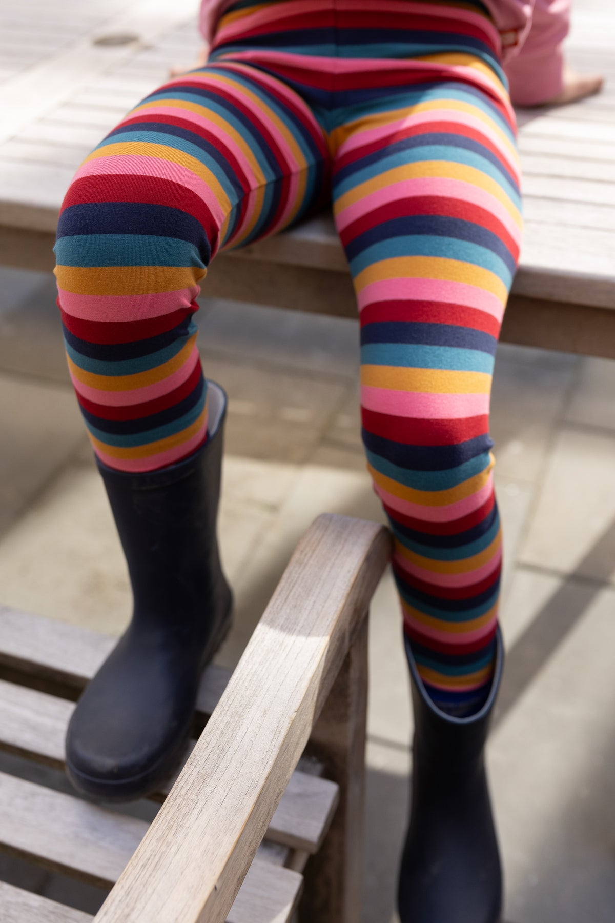 Danecheer AOP/STRIB Cotton Leggings Aurora
