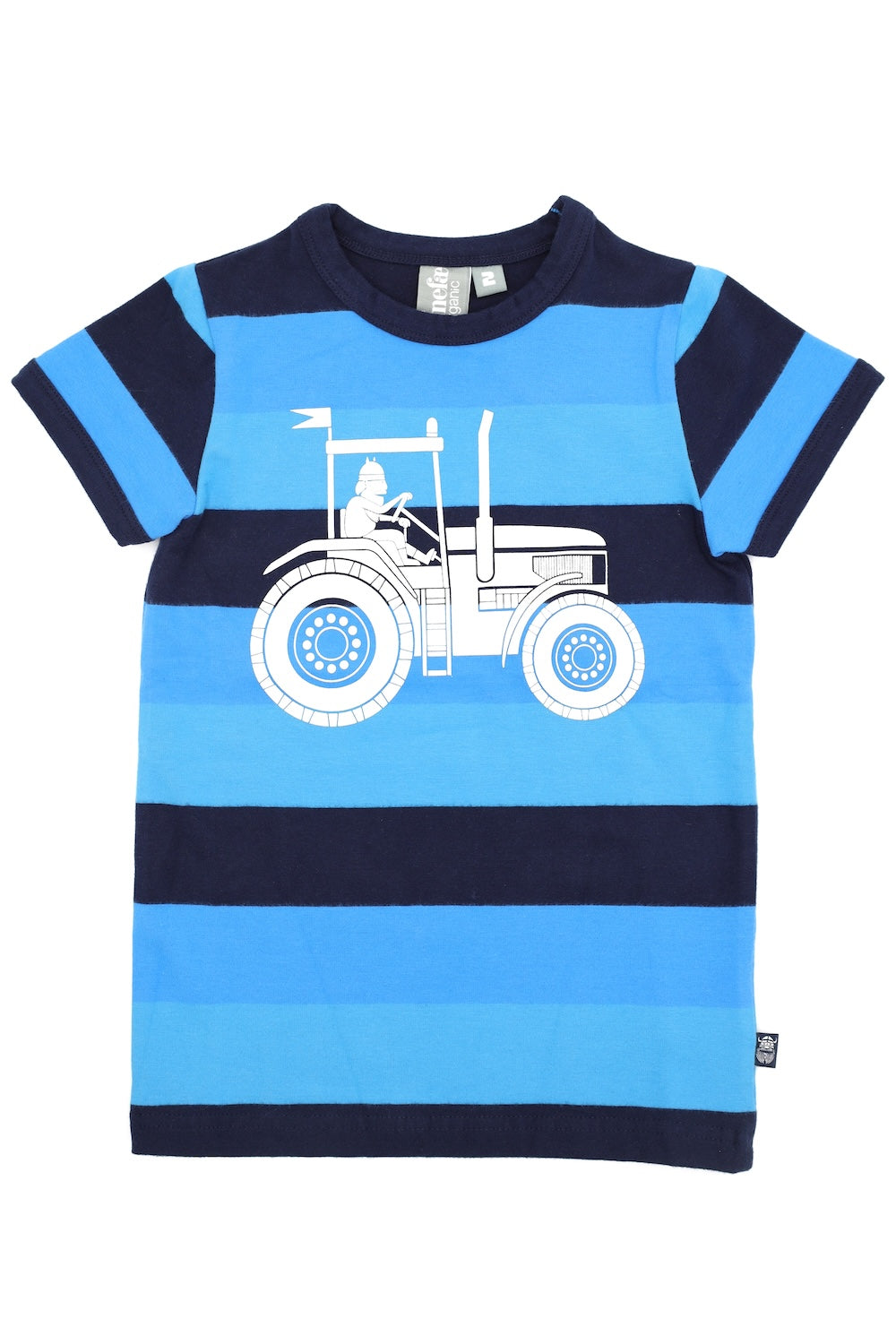T-shirt til børn med viking og traktor 