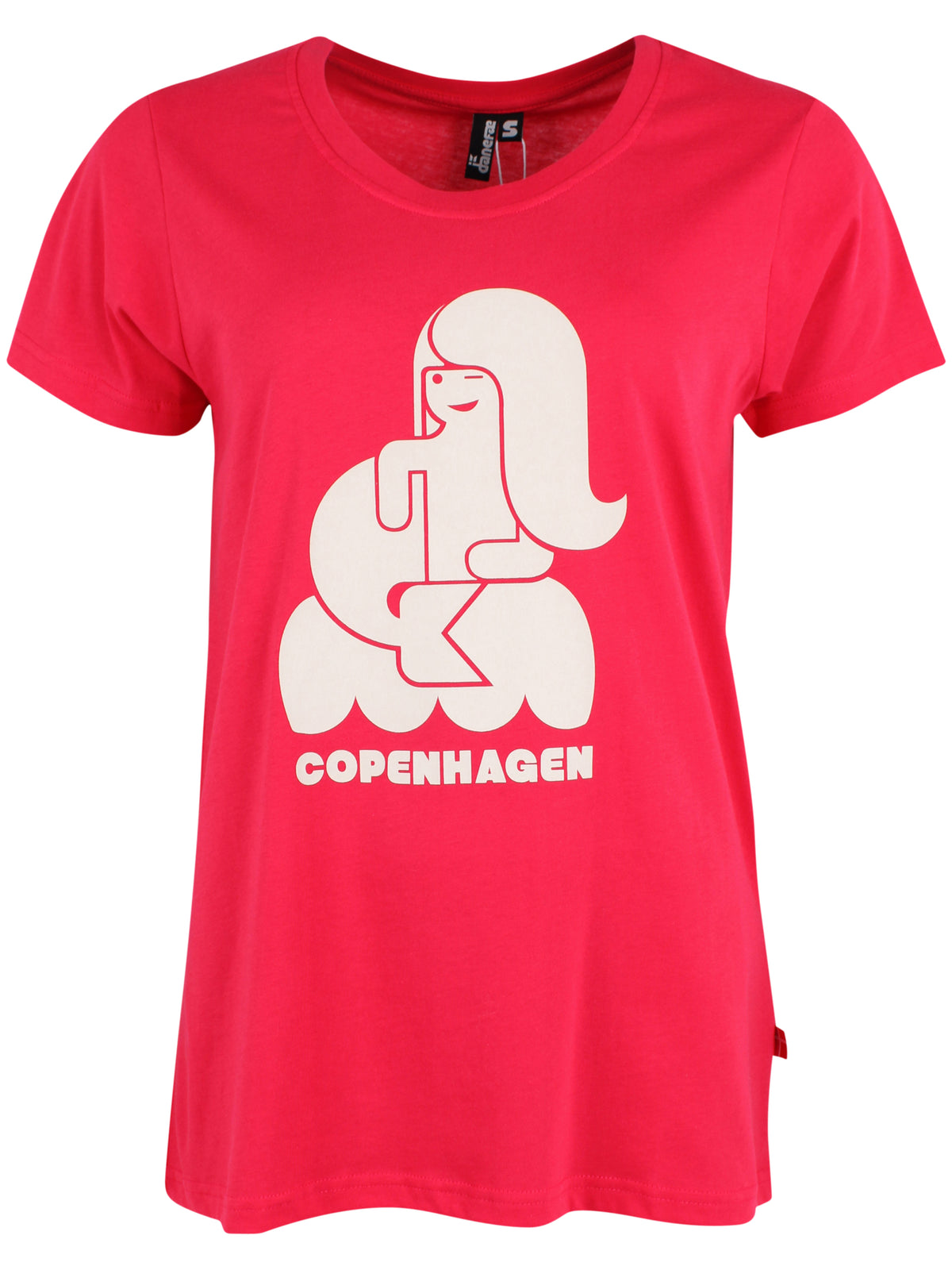 T-shirt til dame med havfrue