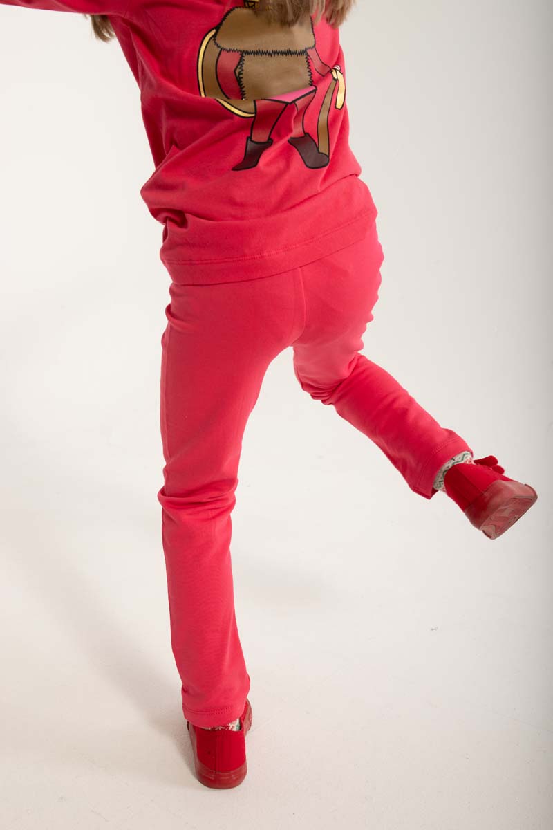Leggings til børn i pink 
