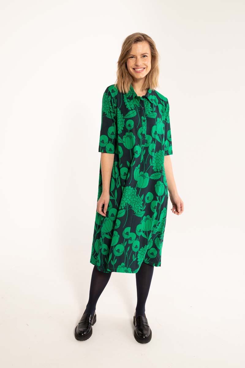 Dananemone Modal Dress Dark Navy HORTENSIA
