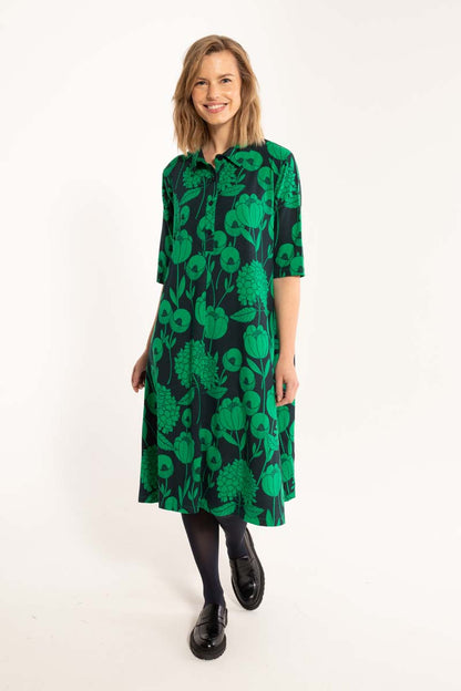 Dananemone Modal Dress Dark Navy HORTENSIA