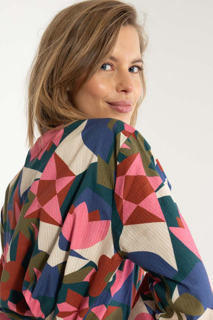 Danenovember Seersucker Shirt Dark Slate GEOFLEUR