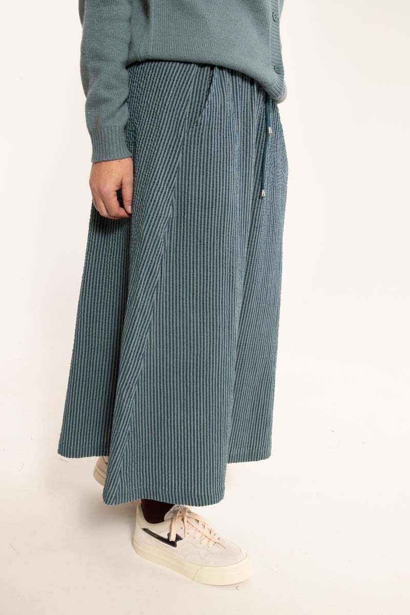Danespresso Seersucker Skirt Dark Slate/Blue Grey