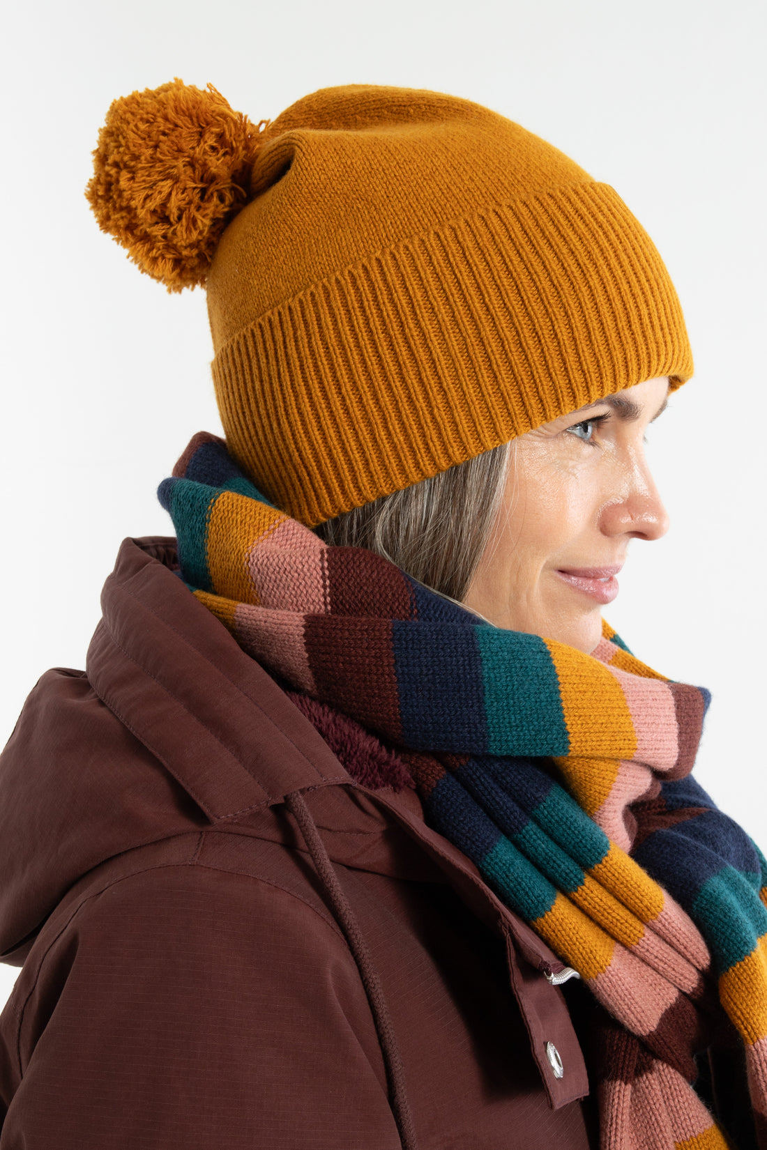 Danewelcome Wool Beanie Mustard