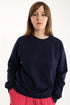 Navyblå sweatshirt til kvinder