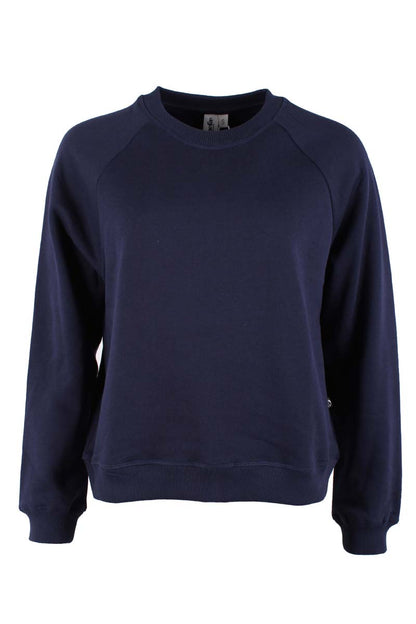 Navyblå sweatshirt til kvinder