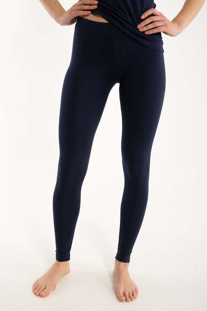 Navyblå leggings til kvinder