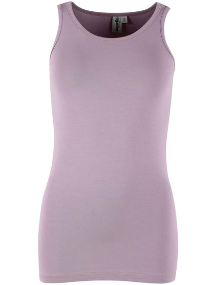 Lækker top i rosa med violette undertoner til kvinder