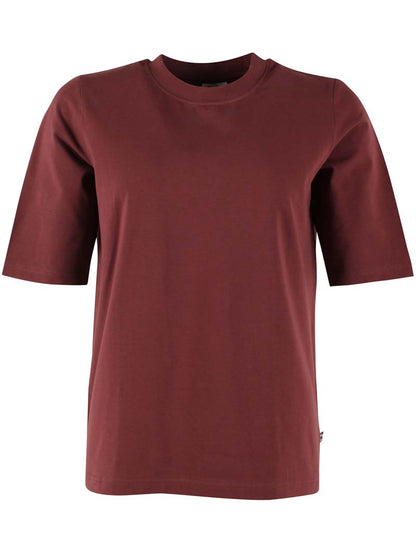 Bordeauxrød t-shirt til kvinder