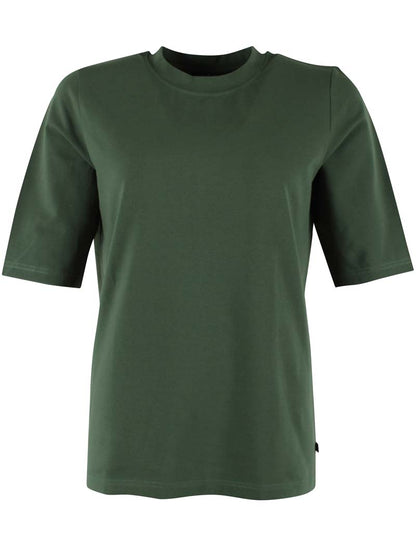 Fin mørkegrøn t-shirt til kvinder