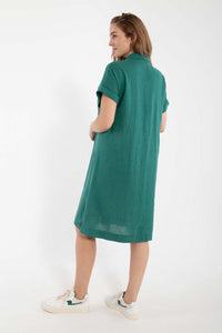 Danerrand Modal Linnen Dress Light Slate
