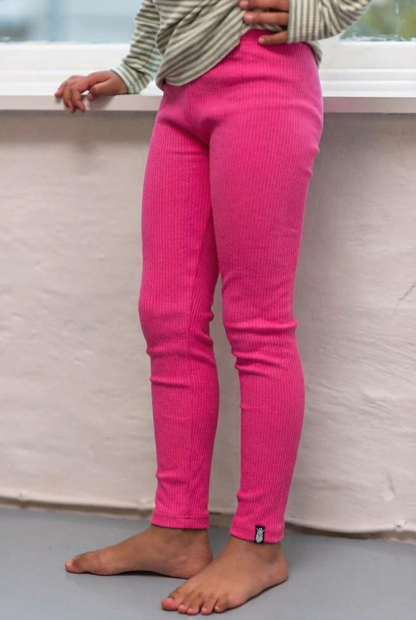 ESS - Danewarm Fleece Leggings Pink Rust