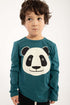 Sød bluse til børn med print af panda