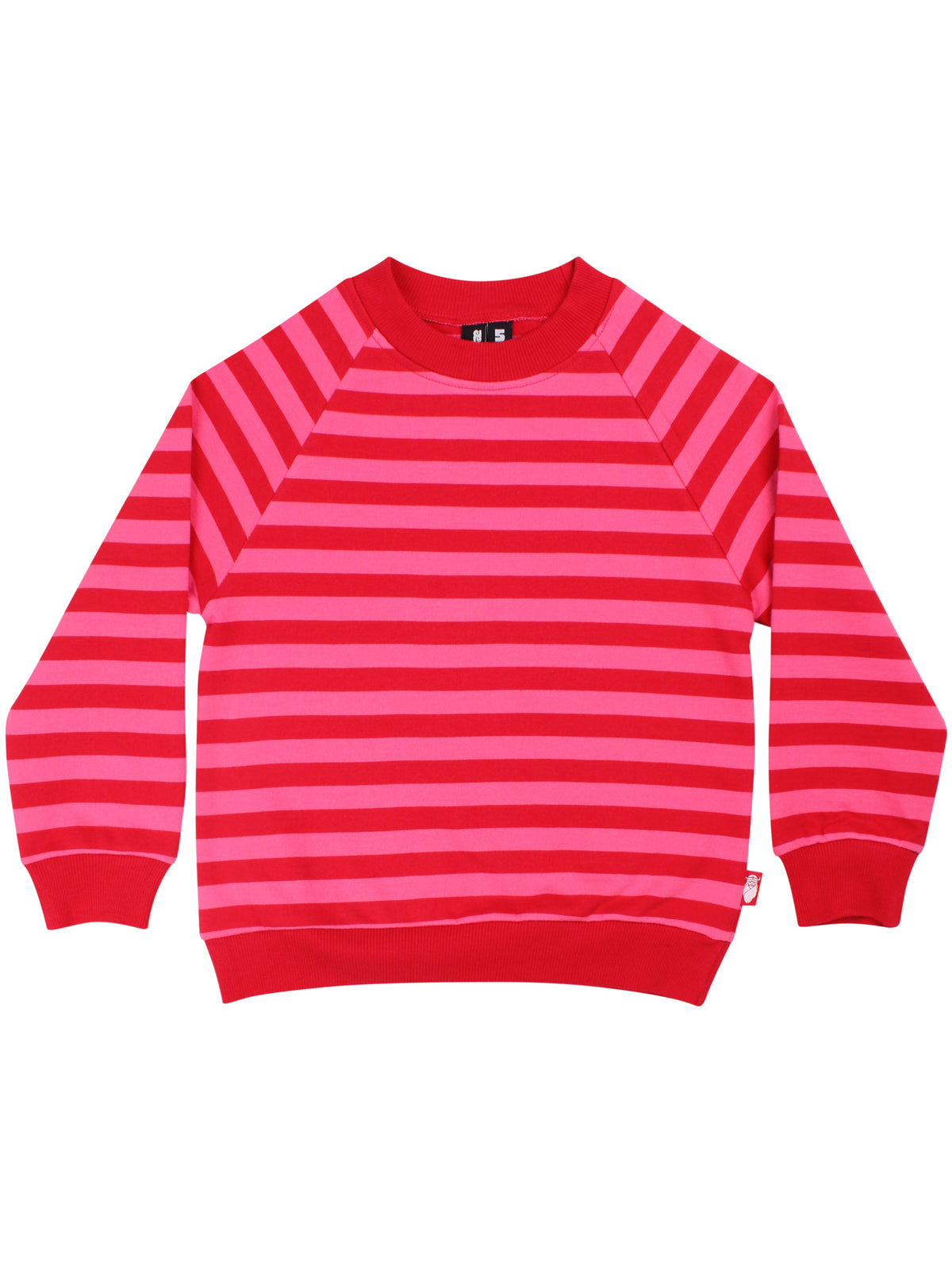 ESS - Danehobla Sweatshirt Spicy Pink/Dk Red