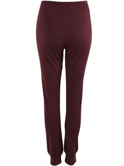 ESS - Danesandvig Wool Lounge Pants Dark Wine