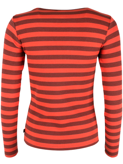 ESS - Danepartner LS Bright Red/Dk Brick