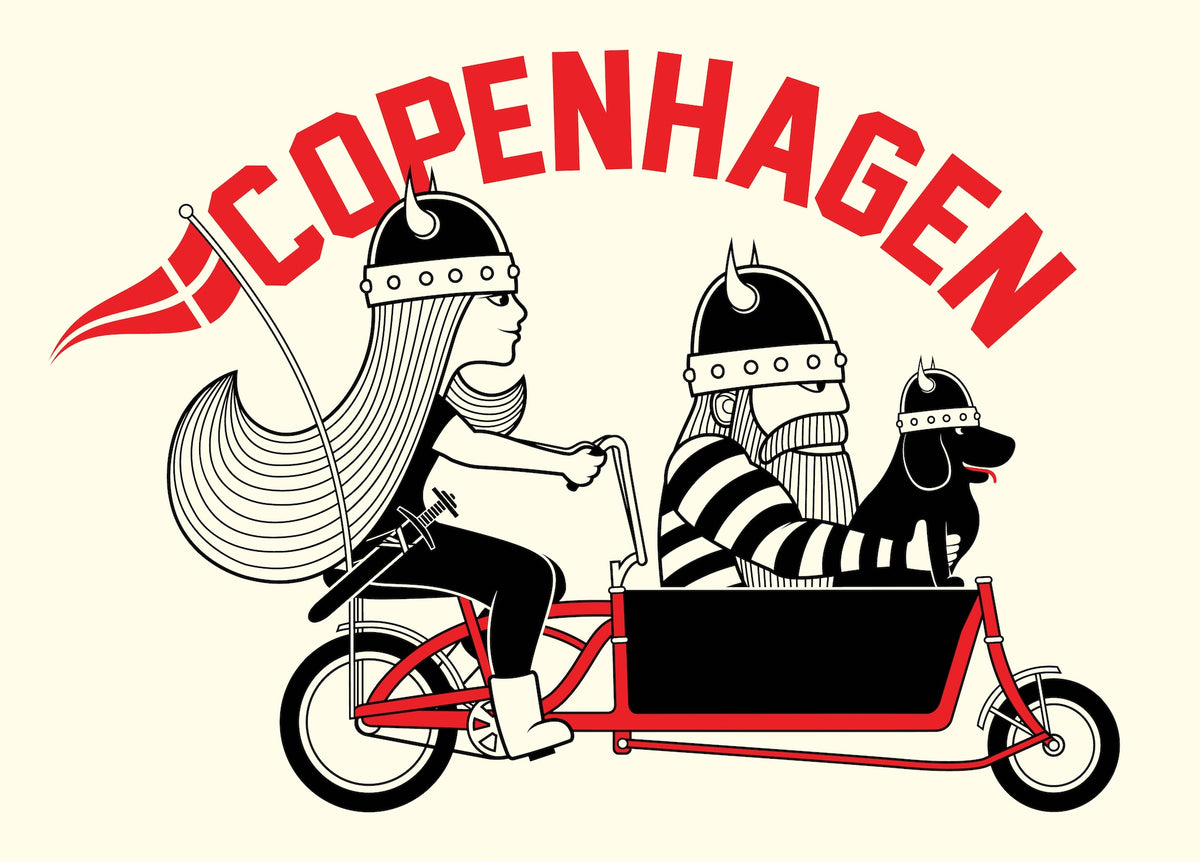 DANEFAE Postkort CPH FAMILY CRUISER