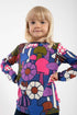 Bluse til børn med blomster og svampe 