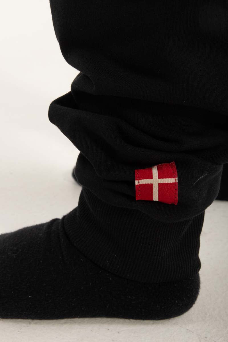 Lækre sorte sweatpants i bomuld til børn