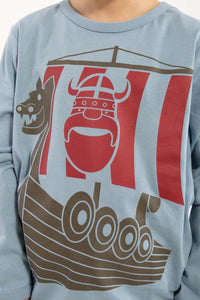 Danebasic Longsleeve Lt Blue Grey FULD SEJL