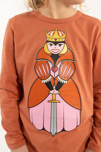 Danebasic Longsleeve Terracotta DRONNING DIN VEN