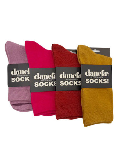 Danegeilo Wool Mix Socks Hot Pink