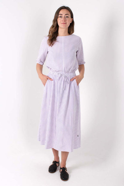 Danespresso Seersucker Skirt Lavender/Chalk