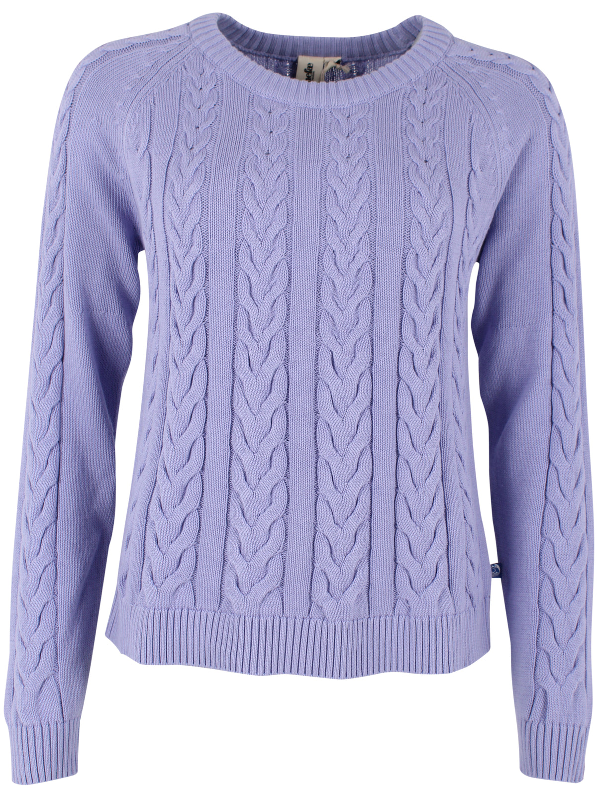 Danetwister Cable Sweater Purple