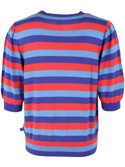 Daneapertif Viscose Tee Cold Purple/Waterblue/Summer Red