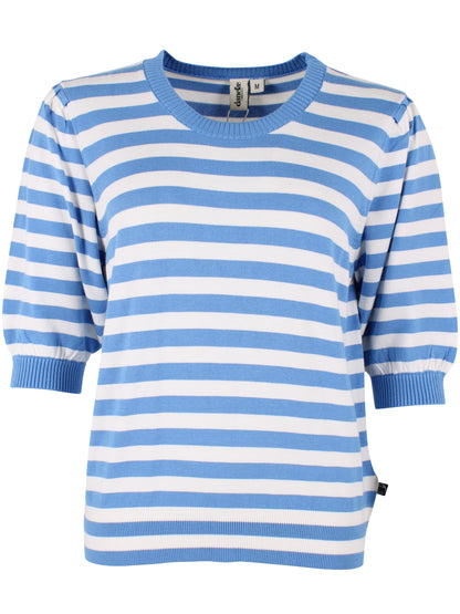 Daneapertif Viscose Tee Waterblue/Chalk