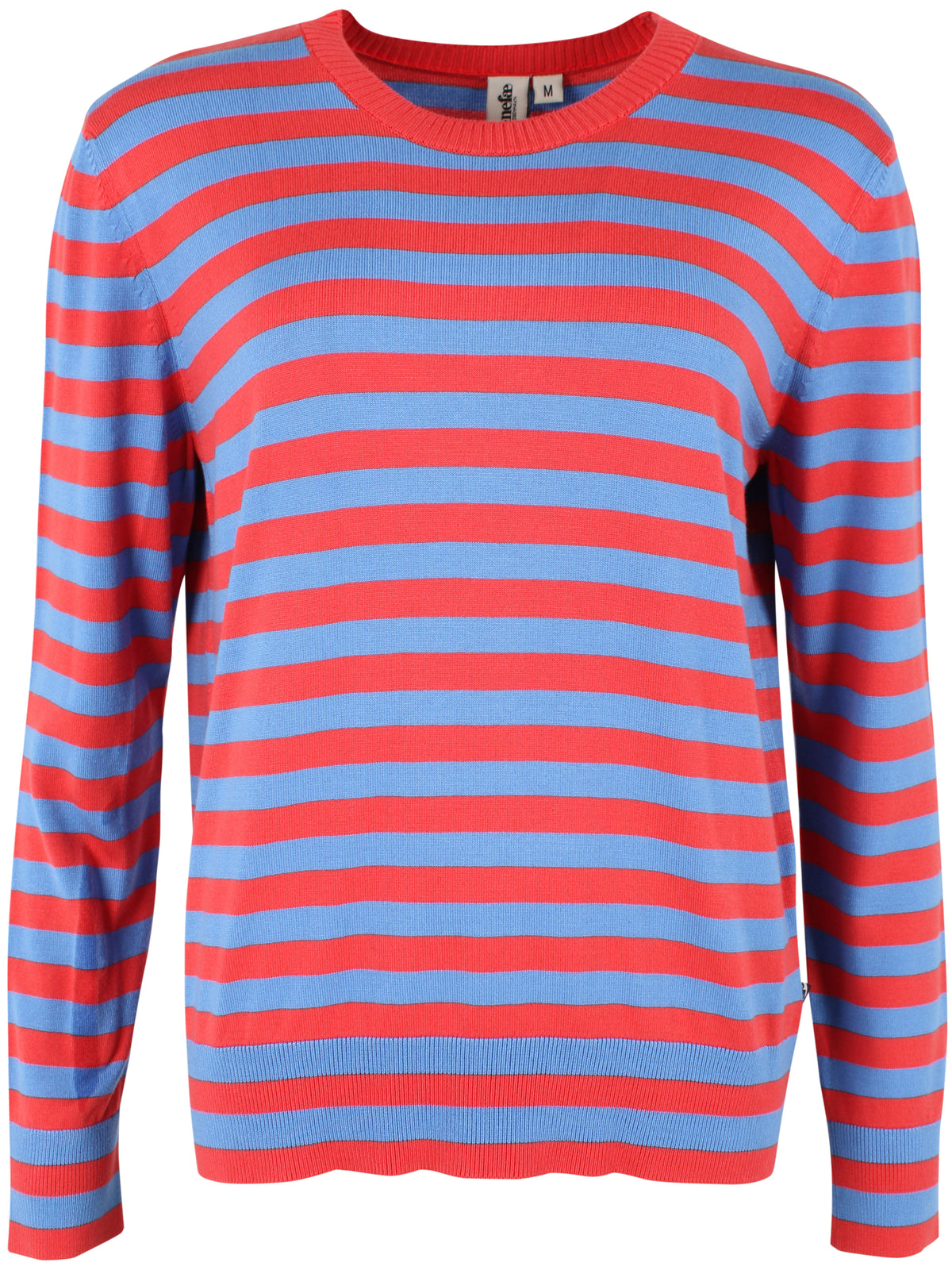 Danedinner Viscose Sweater Waterblue/Summer Red