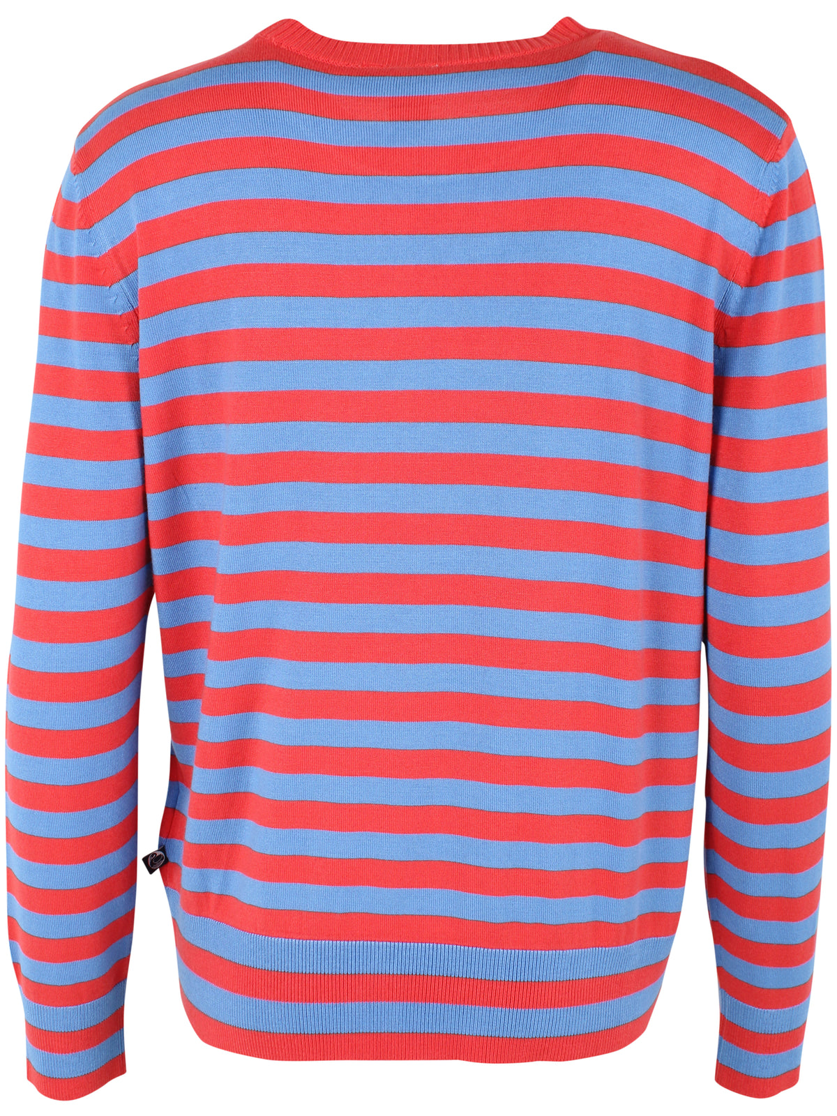 Danedinner Viscose Sweater Waterblue/Summer Red