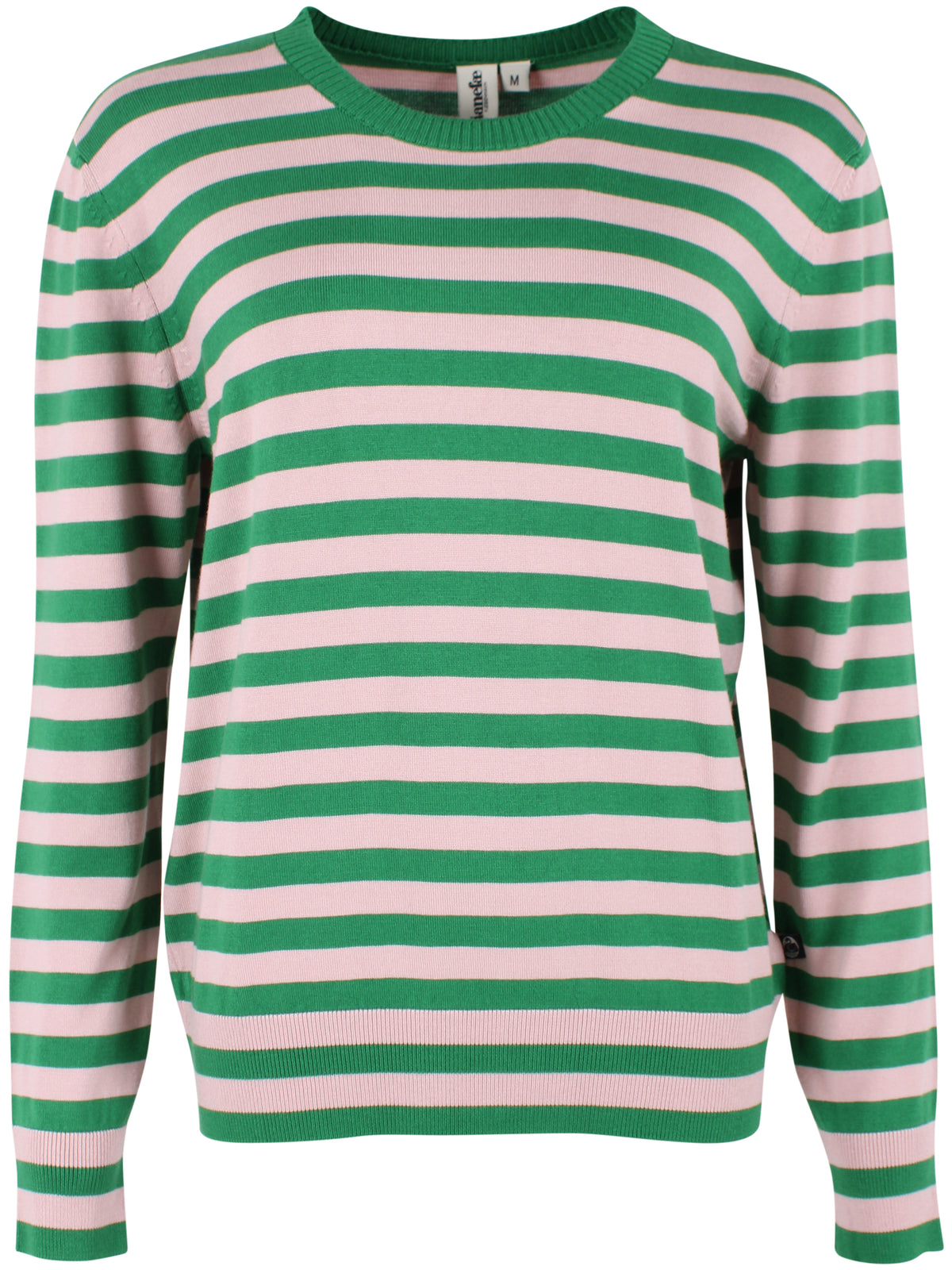 Danedinner Viscose Sweater Green/Rose Beige
