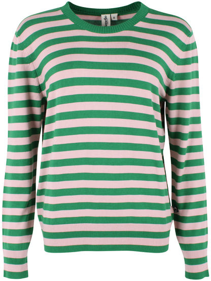 Danedinner Viscose Sweater Green/Rose Beige
