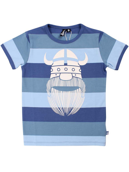 T-shirt med viking til børn