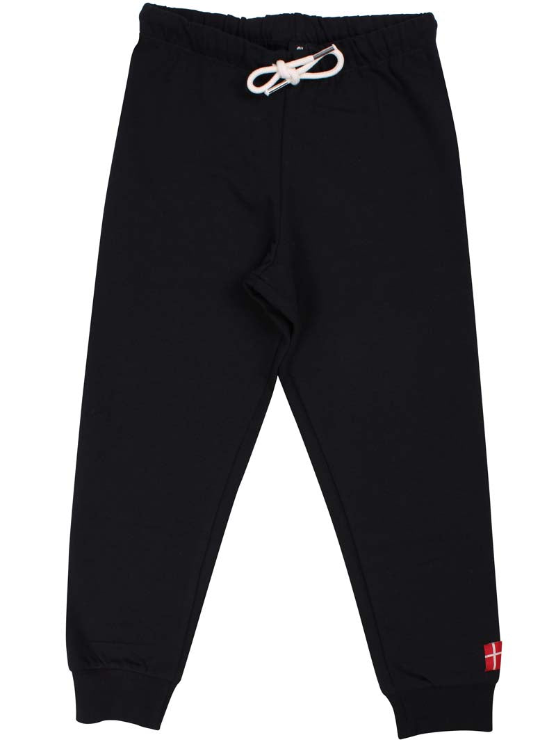 Lækre sorte sweatpants i bomuld til børn