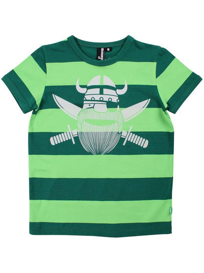 T-shirt med viking til børn