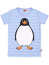 Børne t-shirt med pingvin