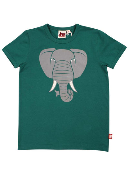 T-shirt til børn med elefant